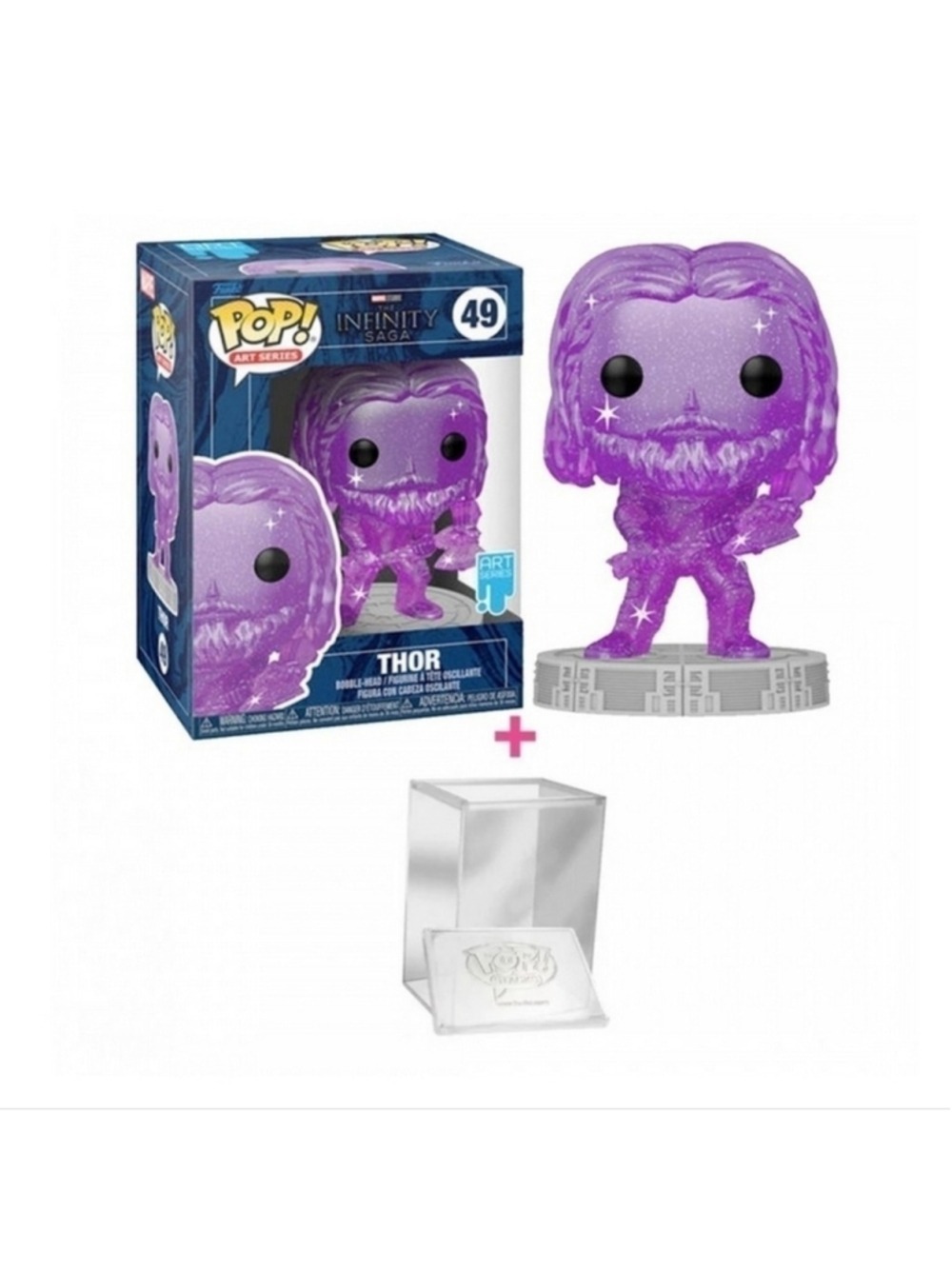 Funko Pop! Infinity Saga: Thor 49 Art Series Broken Stormbreaker w/ Protector